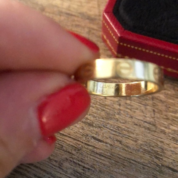 Sold! Cartier love wedding band - Picture 3 of 7